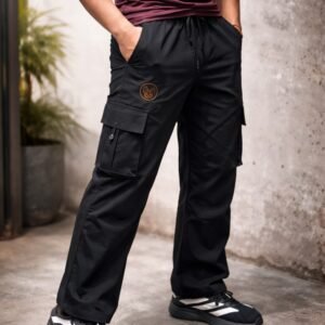 Urban utility cargo lower for men black front view