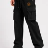 Stylish men’s cargo joggers black casual streetwear look